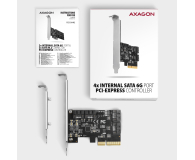 AXAGON Kontroler PCIe 4x wewnętrzny port SATA 6G - 1212043 - zdjęcie 5